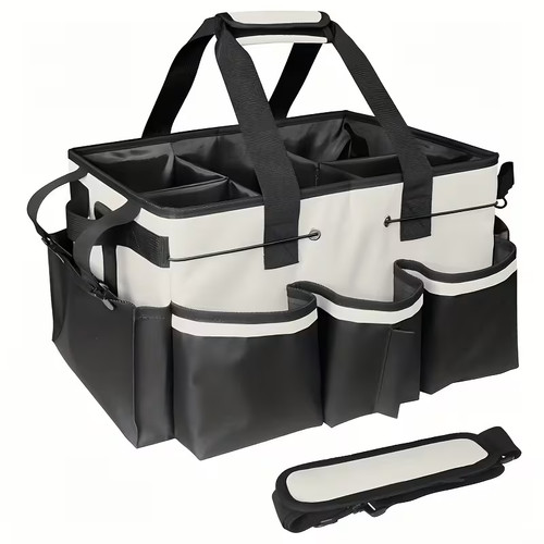 Large cleaning caddy bag - cleaning, with