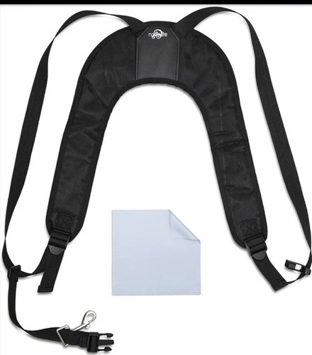 Saxophone neck strap with - neck,