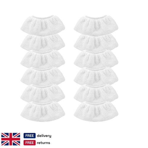 12x replacement steam mop pads - 12x,