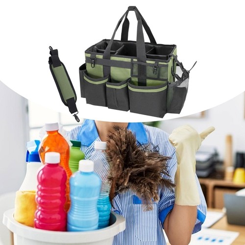 Cleaning bag with adjustable - with,