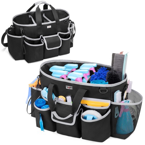 Cleaning caddy bag - caddy, black
