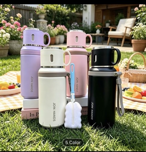 Join hands water bottle carry - hands,